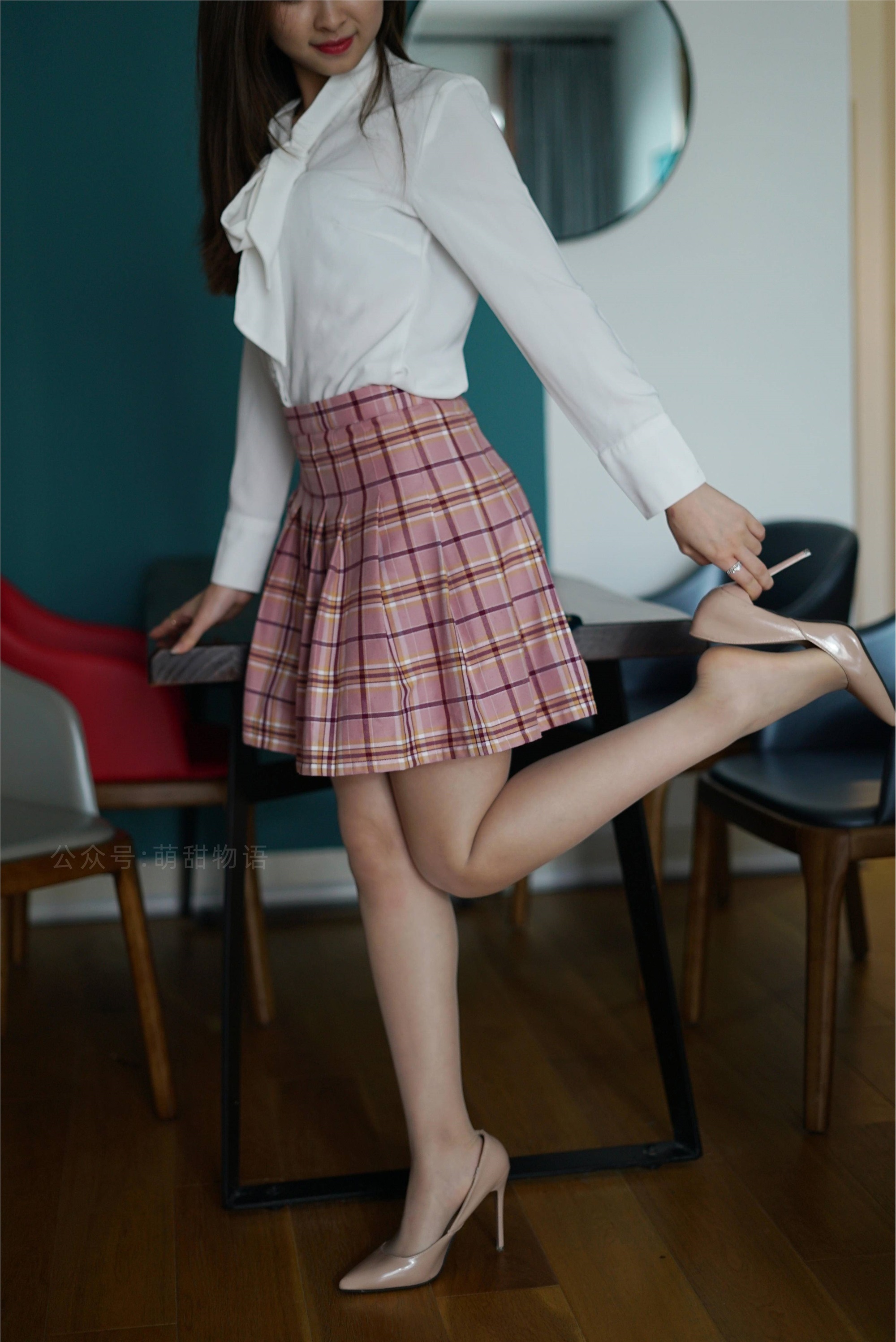 萌甜物语 XM113《粉嫩百褶裙-姗姗》